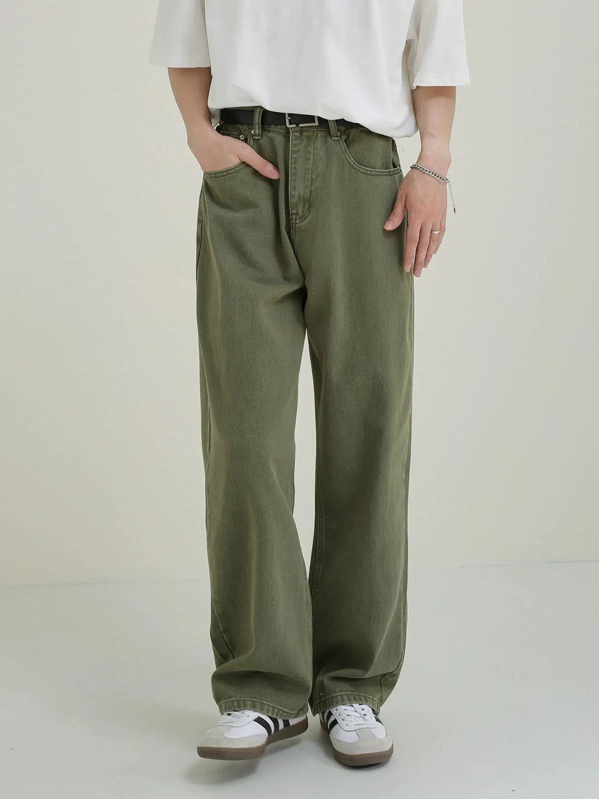 Zhou Heavy Washed Straight Jeans-korean-fashion-Jeans-Zhou's Closet-OH Garments