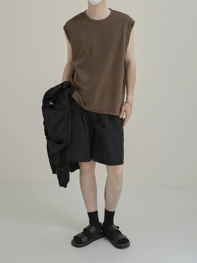 Zhou Jersey Style Classic Tank Top-korean-fashion-Tank Top-Zhou's Closet-OH Garments