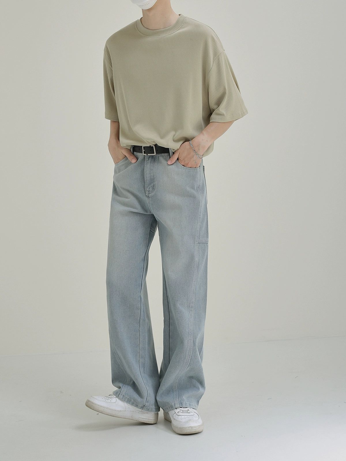 Zhou Light Wash Colored Jeans-korean-fashion-Jeans-Zhou's Closet-OH Garments