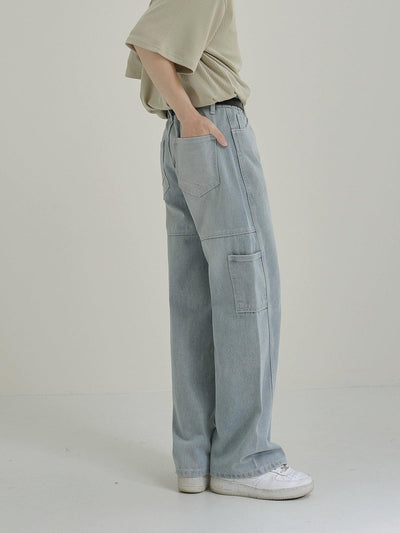 Zhou Light Wash Colored Jeans-korean-fashion-Jeans-Zhou's Closet-OH Garments