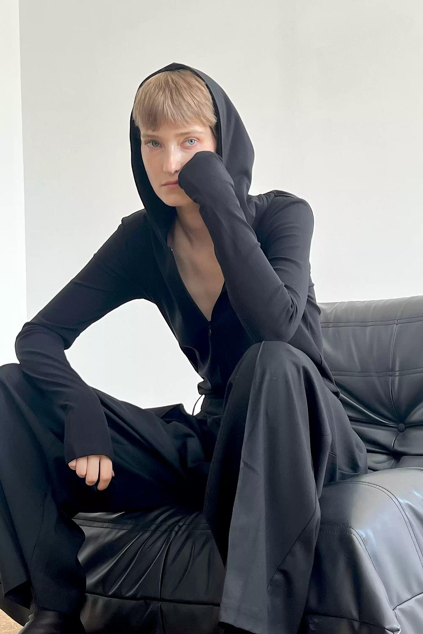 Zhou Lightweight Invisible Zipped Hoodie-korean-fashion-Hoodie-Zhou's Closet-OH Garments