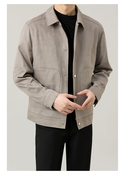 Zhou Metallic Buttons Wide Pocket Jacket-korean-fashion-Jacket-Zhou's Closet-OH Garments