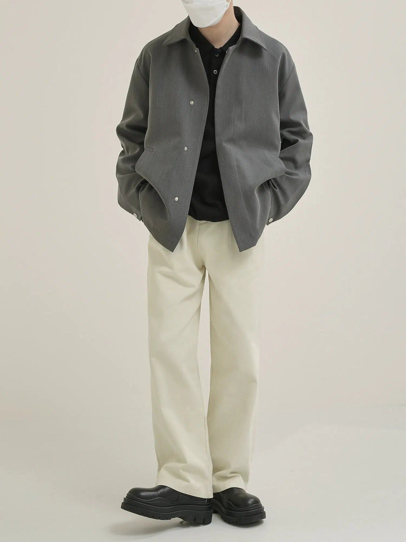 Zhou Minimal Detail Bootcut Pants-korean-fashion-Pants-Zhou's Closet-OH Garments