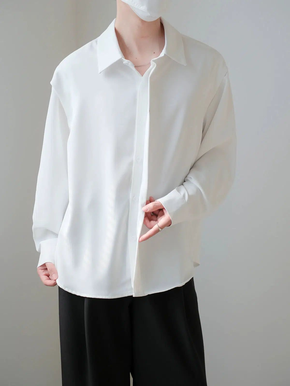 Zhou Minimalist Casual Shirt-korean-fashion-Shirt-Zhou's Closet-OH Garments