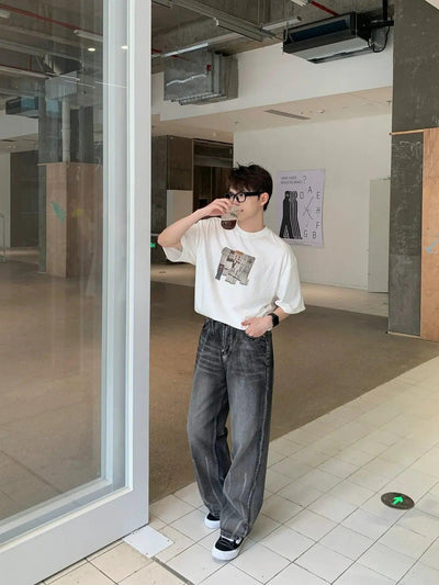 Zhou Notice Board Graphic T-Shirt-korean-fashion-T-Shirt-Zhou's Closet-OH Garments