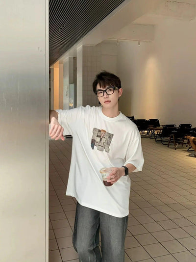 Zhou Notice Board Graphic T-Shirt-korean-fashion-T-Shirt-Zhou's Closet-OH Garments