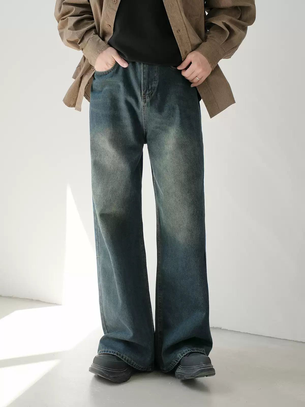 Zhou Oversized Fade Denim Jeans-korean-fashion-Jeans-Zhou's Closet-OH Garments