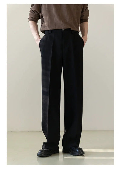 Zhou Pleated Front Trousers-korean-fashion-Trousers-Zhou's Closet-OH Garments