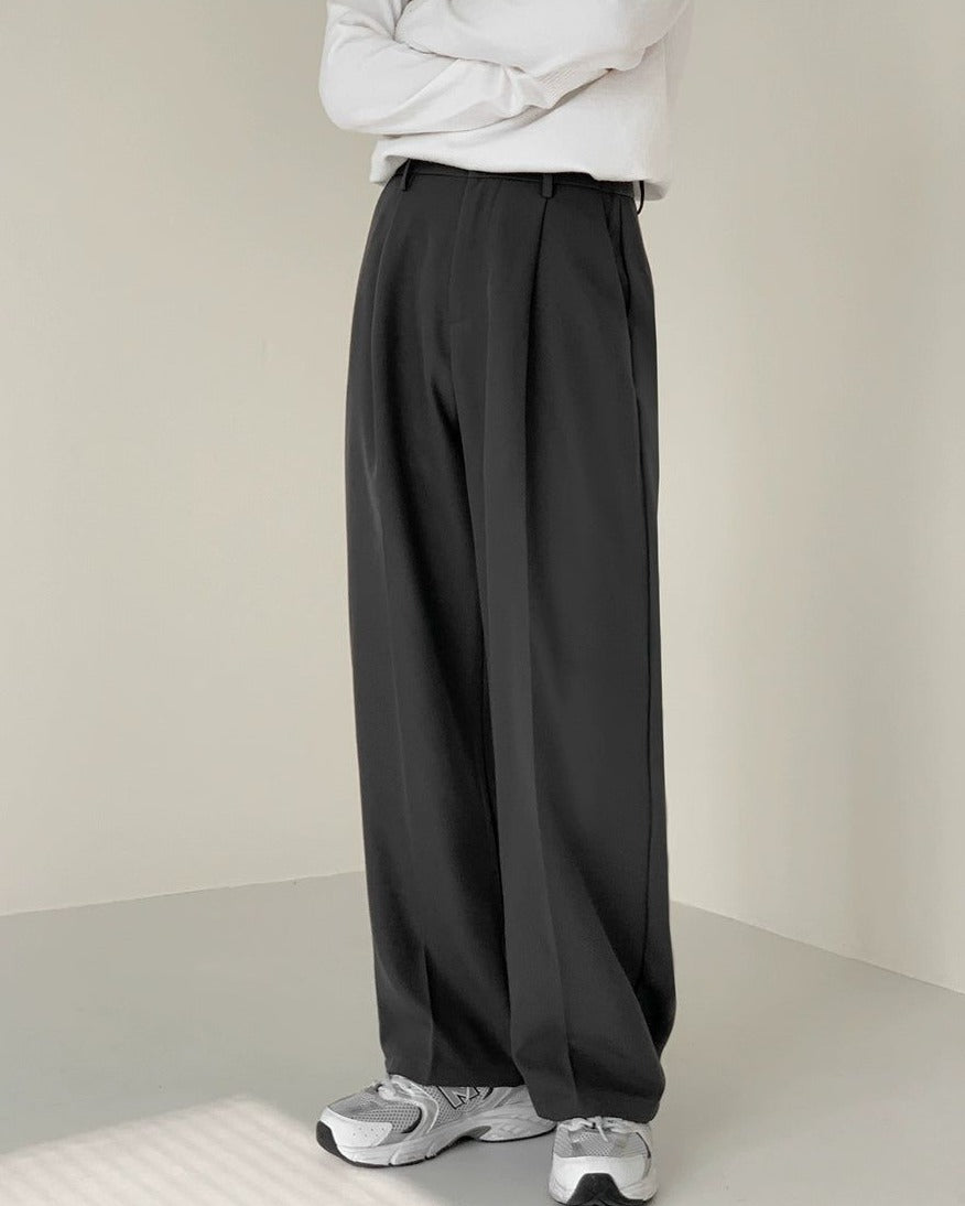 Nine Drape Pleated Trousers