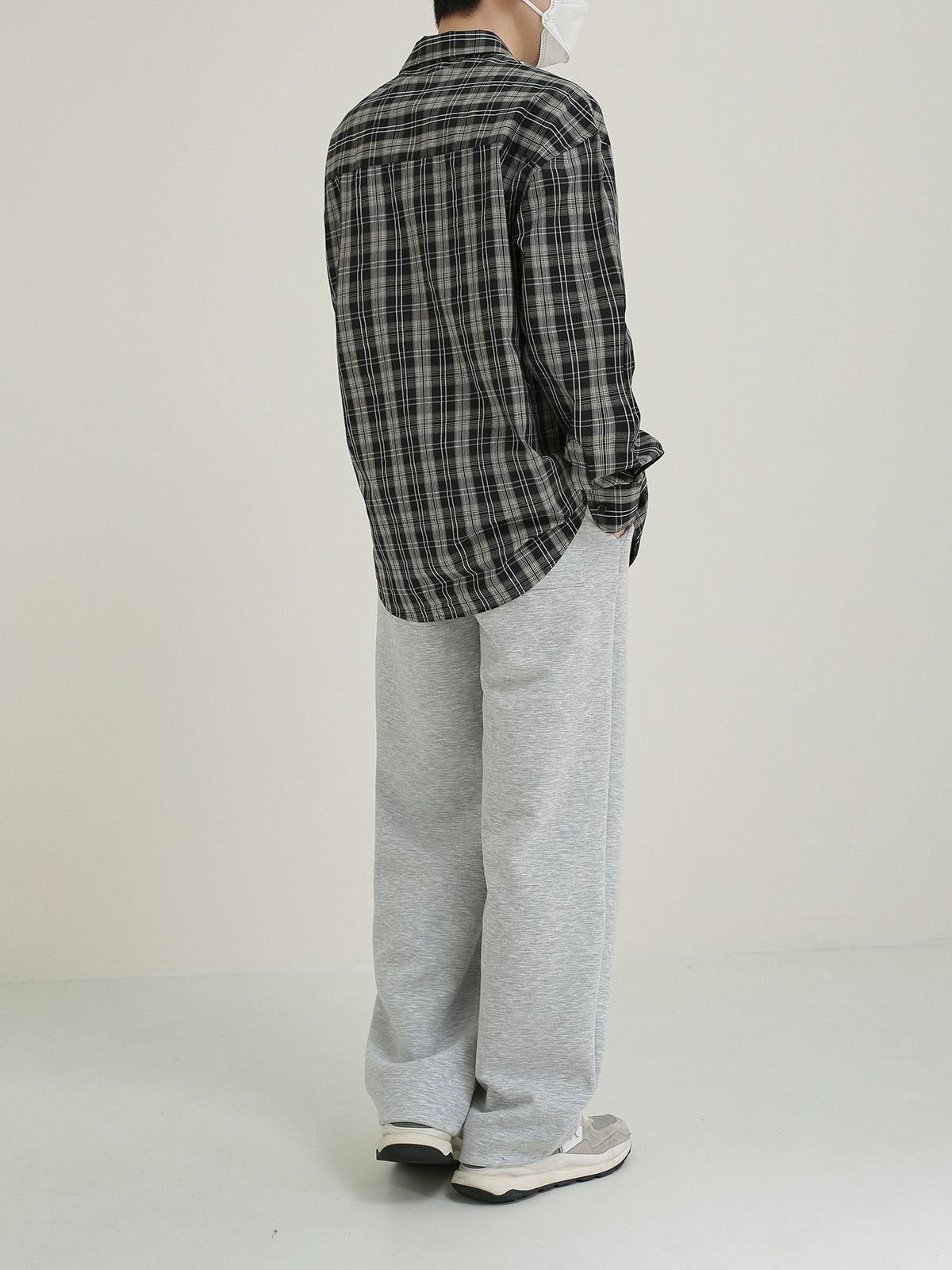 Zhou Pocket Plaid Pattern Shirt-korean-fashion-Shirt-Zhou's Closet-OH Garments