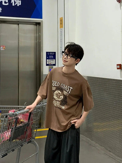 Zhou Printed Loose Fit T-Shirt-korean-fashion-T-Shirt-Zhou's Closet-OH Garments