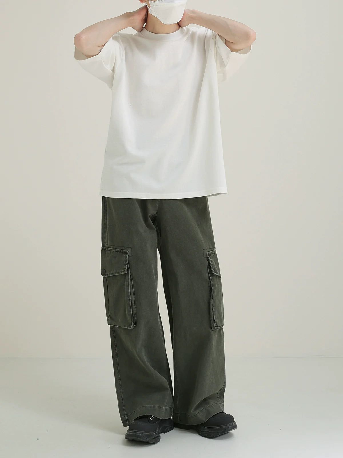 Zhou Relaxed Fit Essential T-Shirt-korean-fashion-T-Shirt-Zhou's Closet-OH Garments
