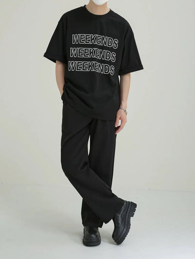 Zhou Relaxed Flow Essential Trousers-korean-fashion-Trousers-Zhou's Closet-OH Garments