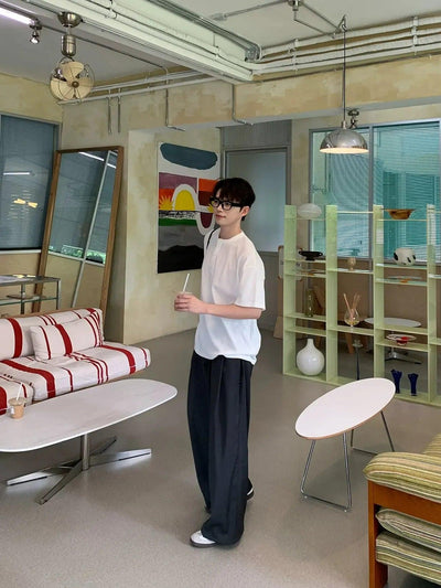 Zhou Relaxed Flow Wide Cut Pants-korean-fashion-Pants-Zhou's Closet-OH Garments