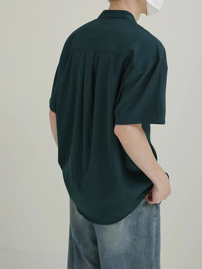 Zhou Relaxed Solid Color Shirt-korean-fashion-Shirt-Zhou's Closet-OH Garments