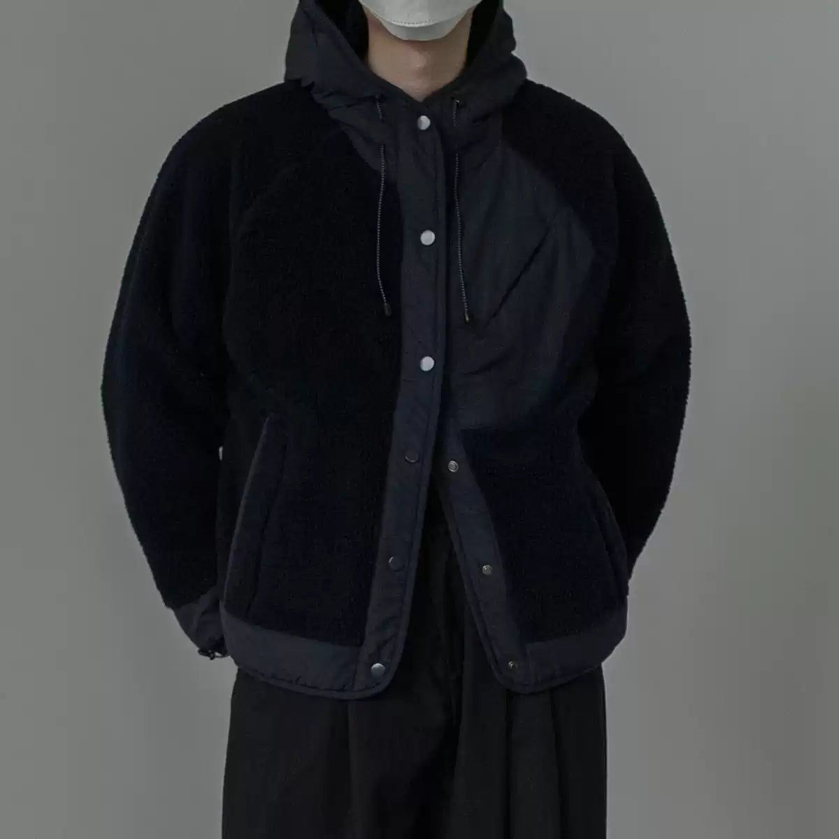 Zhou Reversible Fleece Hooded Jacket-korean-fashion-Jacket-Zhou's Closet-OH Garments