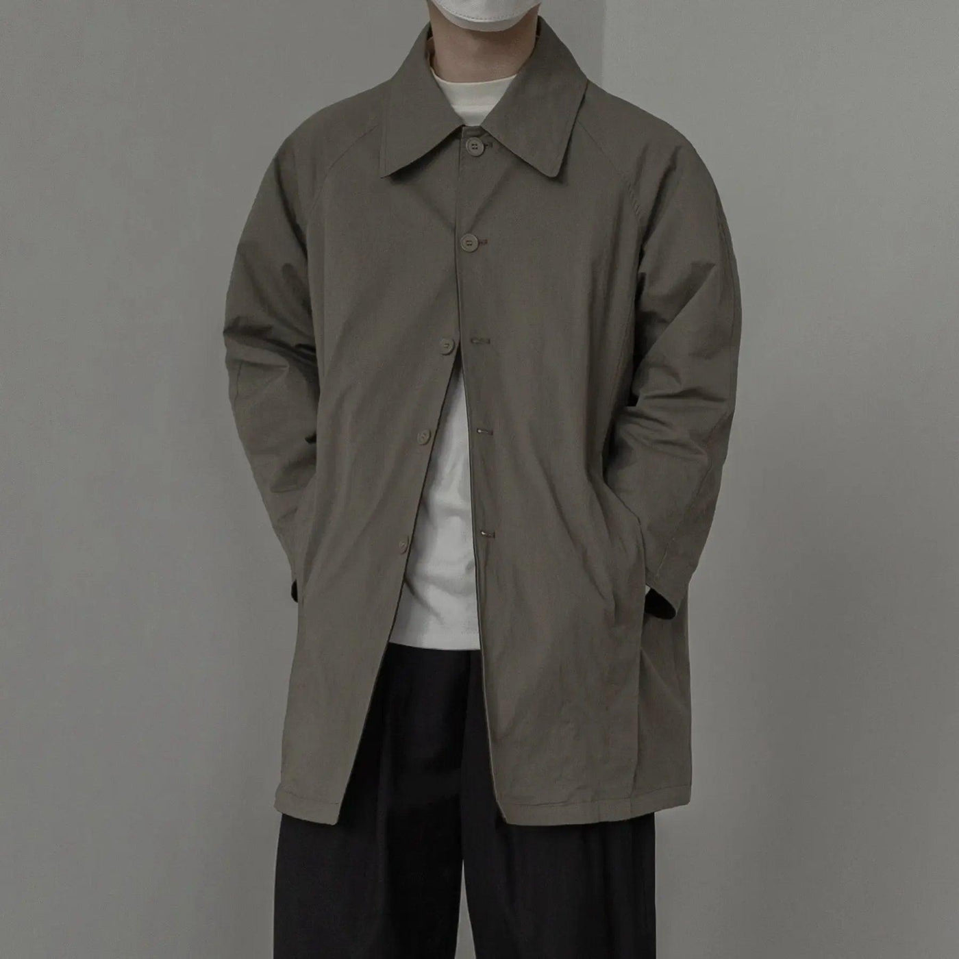 Zhou Reversible Mid-Length Trench Coat-korean-fashion-Jacket-Zhou's Closet-OH Garments