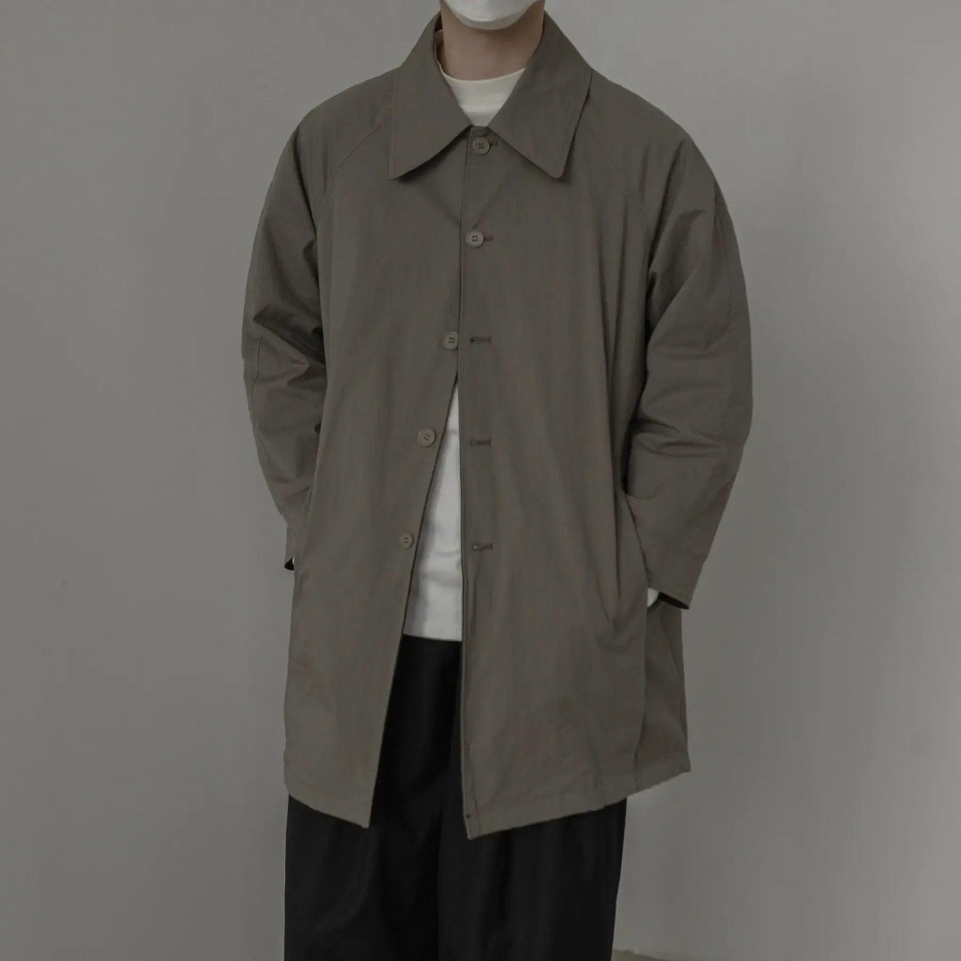 Zhou Reversible Mid-Length Trench Coat-korean-fashion-Jacket-Zhou's Closet-OH Garments