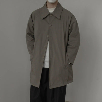 Zhou Reversible Mid-Length Trench Coat-korean-fashion-Jacket-Zhou's Closet-OH Garments