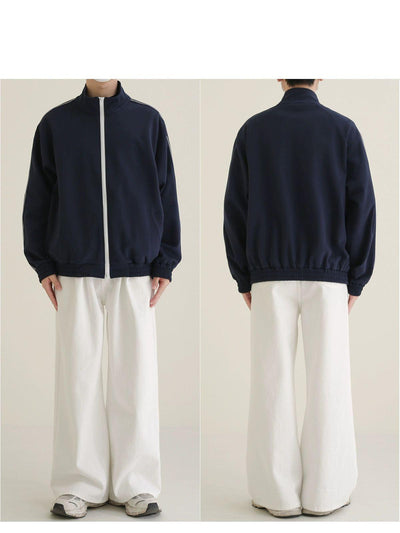 Zhou Ruched Hem Athleisure Jacket-korean-fashion-Jacket-Zhou's Closet-OH Garments