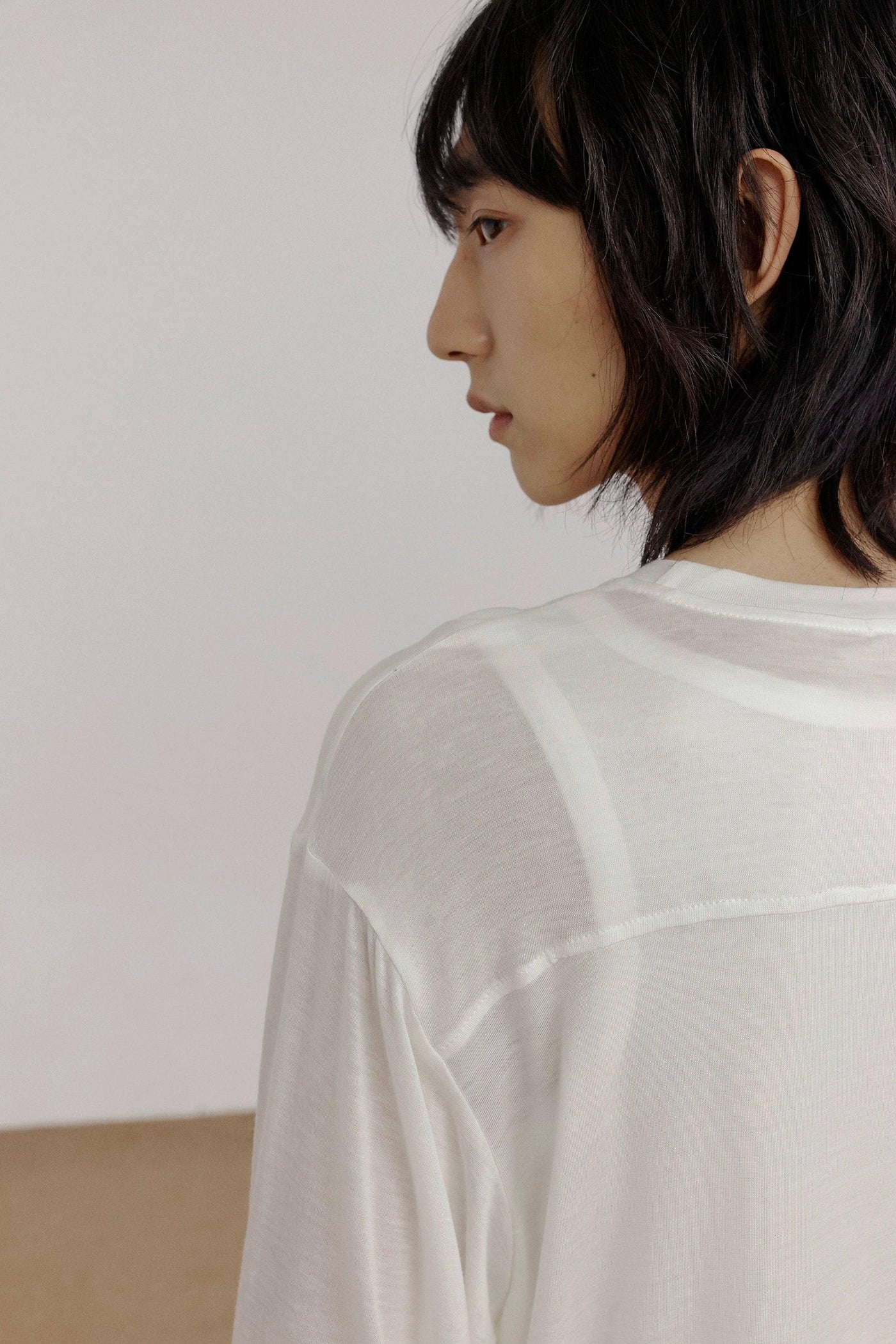 Zhou Sheer Knitted Long Sleeve T-Shirt-korean-fashion-T-Shirt-Zhou's Closet-OH Garments