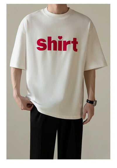 Zhou Shirt Print T-Shirt-korean-fashion-T-Shirt-Zhou's Closet-OH Garments