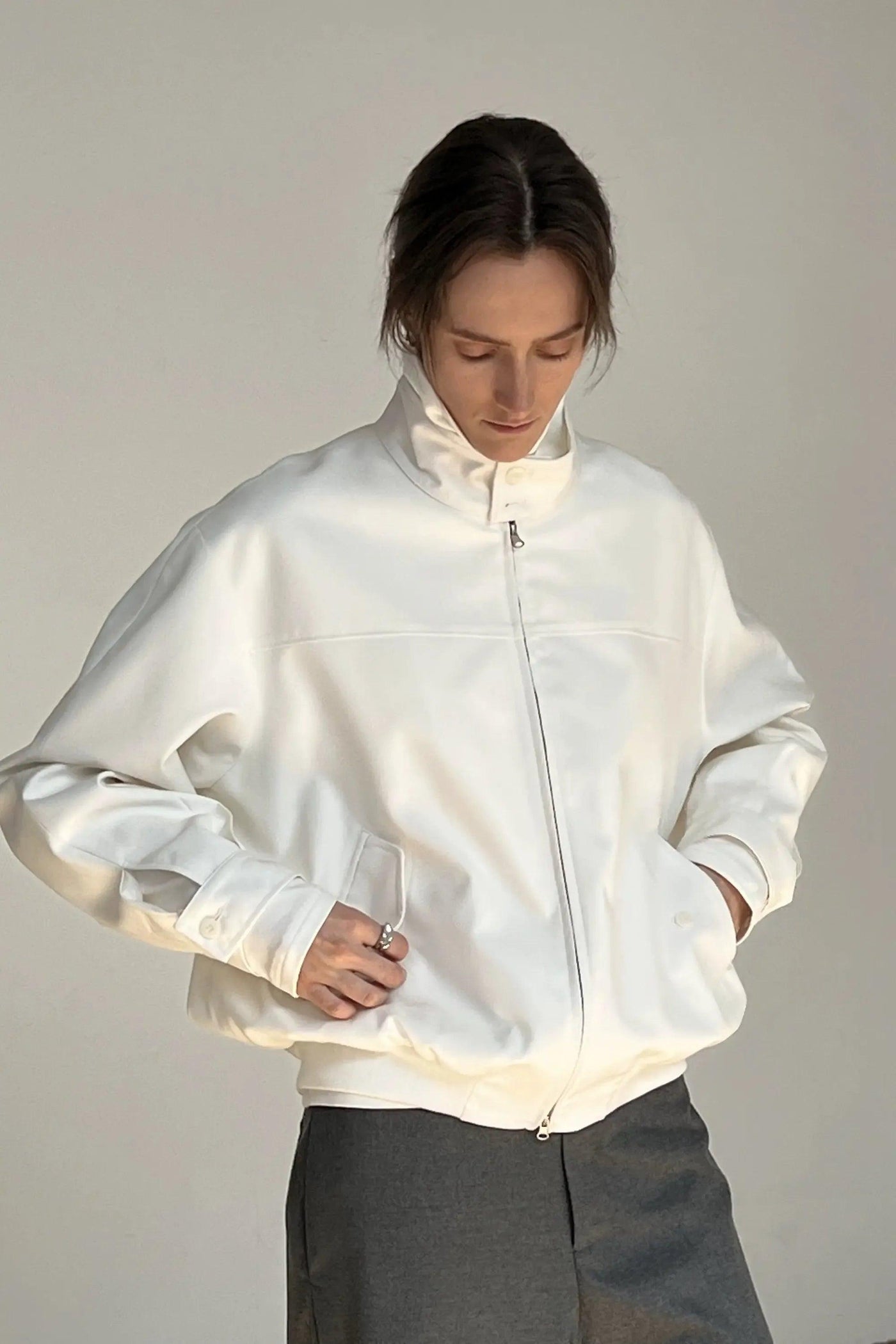 Zhou Side Buttoned Pockets Jacket-korean-fashion-Jacket-Zhou's Closet-OH Garments