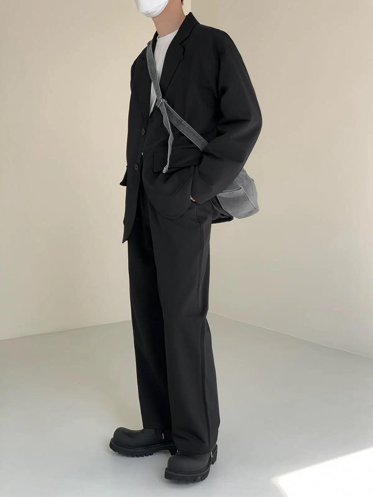 Zhou Sleek Smart Office Blazer & Pants Set-korean-fashion-Clothing Set-Zhou's Closet-OH Garments