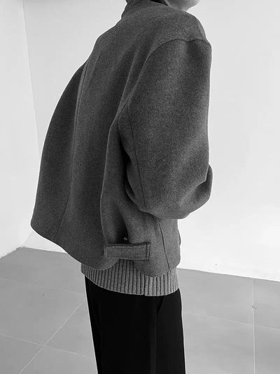 Zhou Sleek Two-Way Zipped Jacket-korean-fashion-Jacket-Zhou's Closet-OH Garments