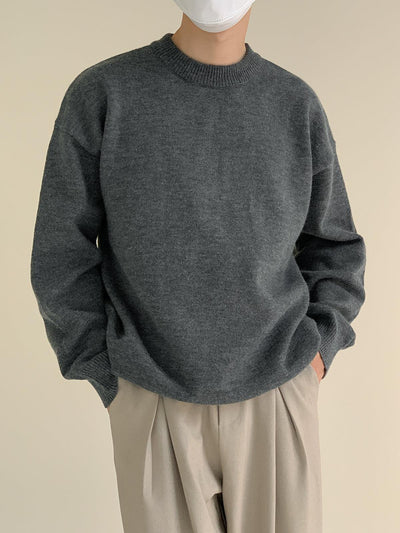 Zhou Solid Color Cozy Sweater-korean-fashion-Sweater-Zhou's Closet-OH Garments