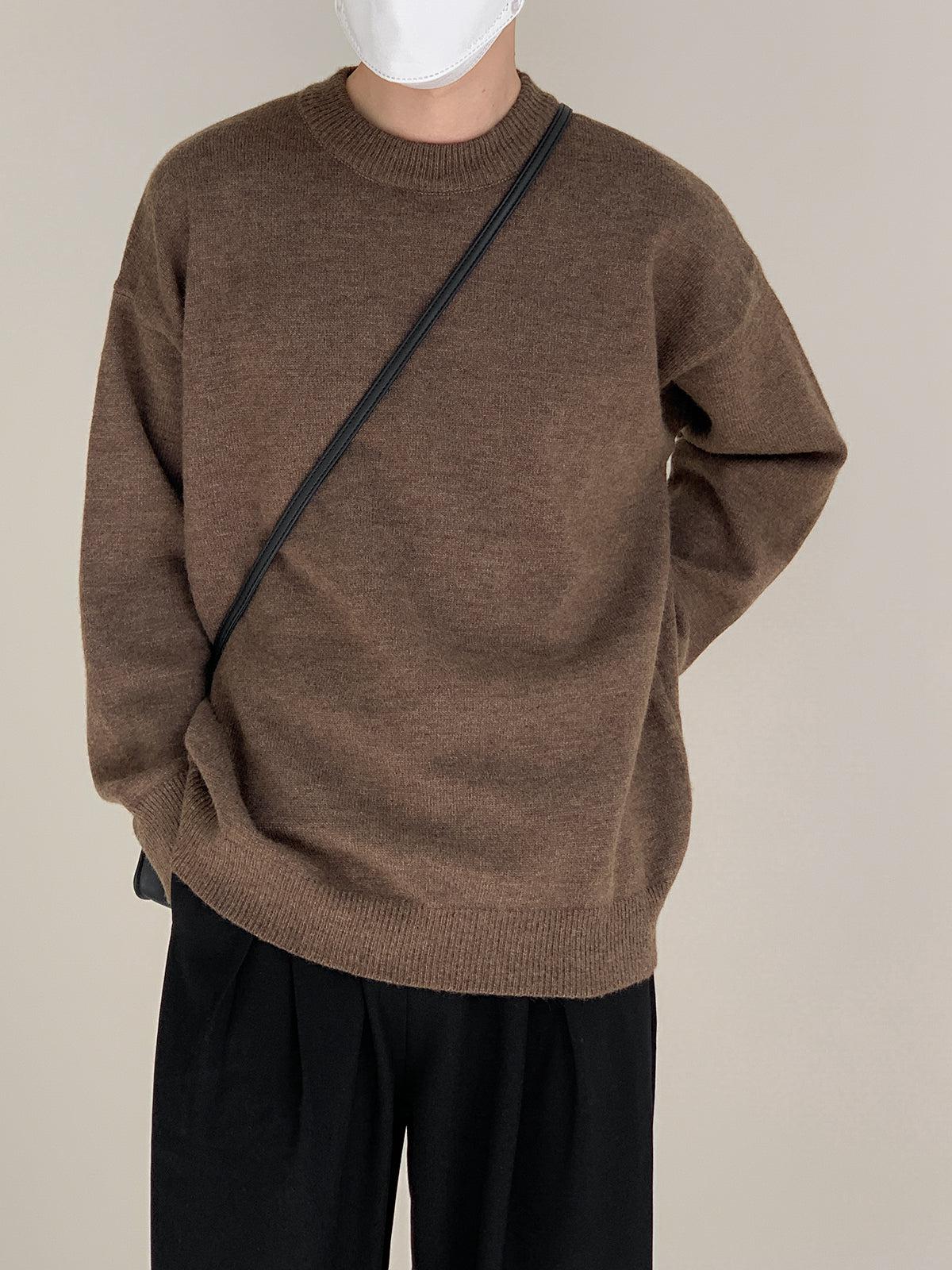 Zhou Solid Color Cozy Sweater-korean-fashion-Sweater-Zhou's Closet-OH Garments