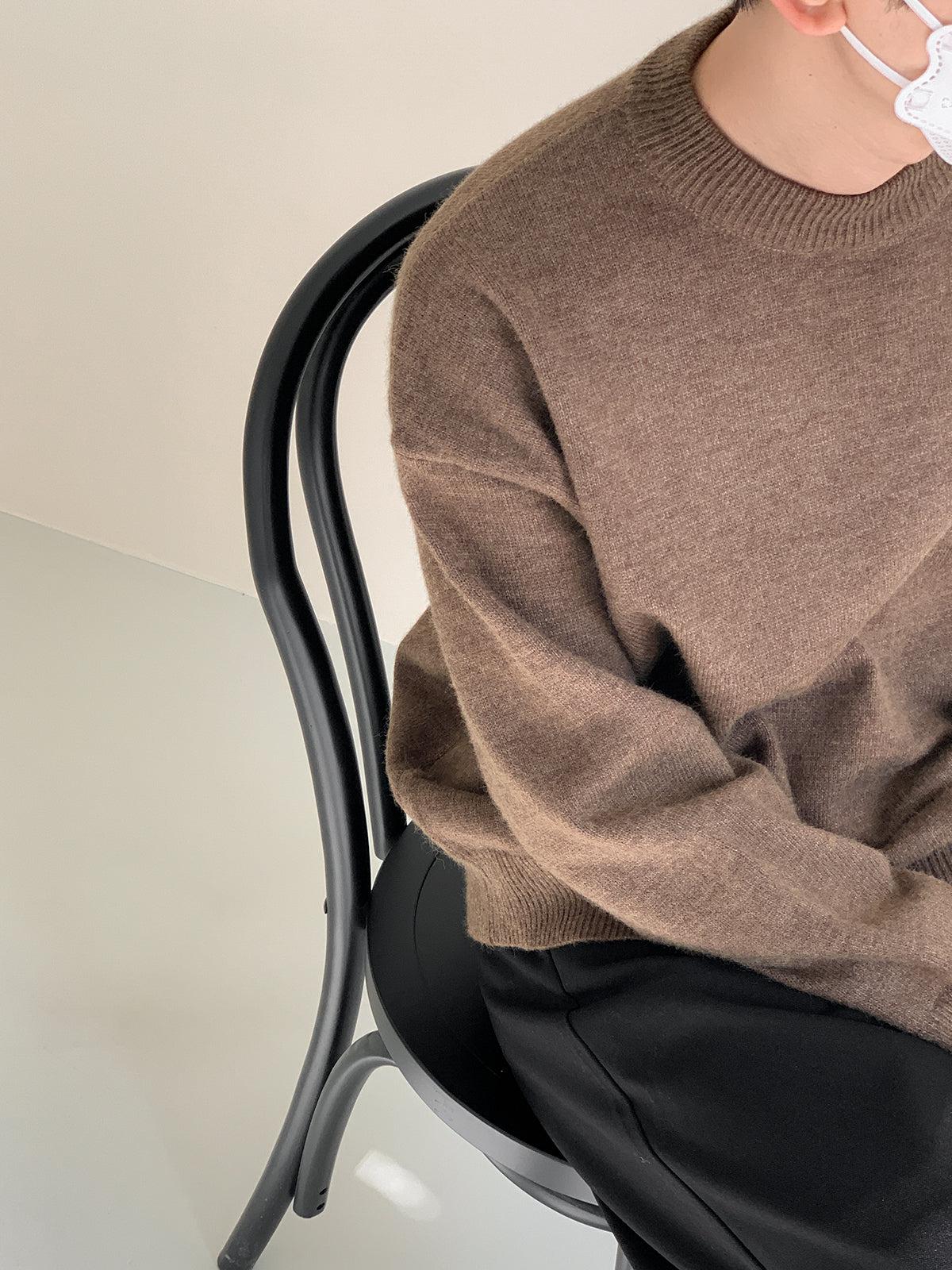 Zhou Solid Color Cozy Sweater-korean-fashion-Sweater-Zhou's Closet-OH Garments