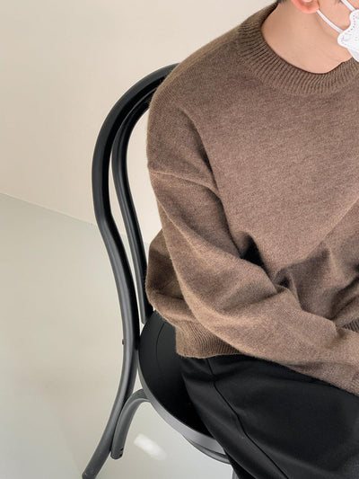 Zhou Solid Color Cozy Sweater-korean-fashion-Sweater-Zhou's Closet-OH Garments