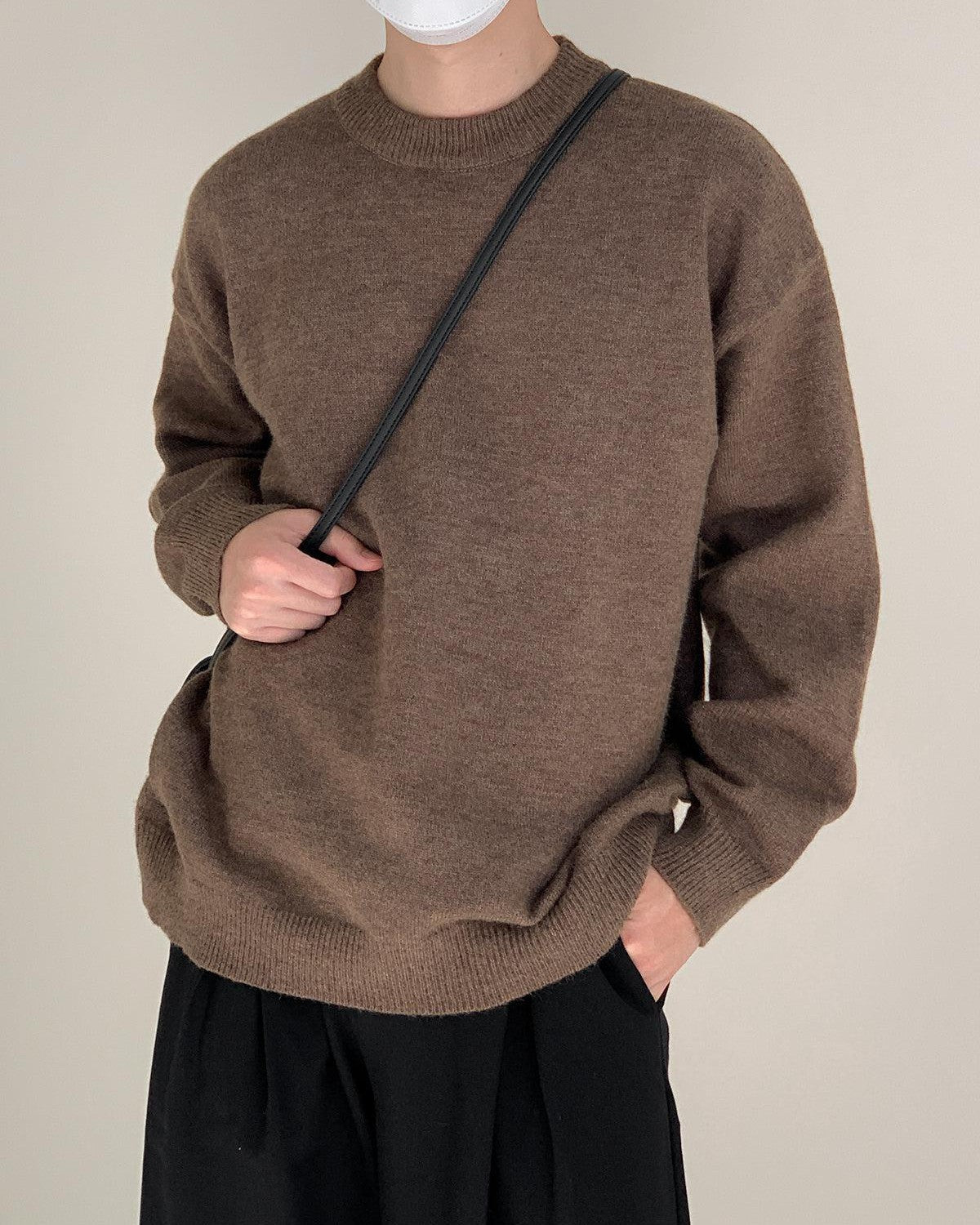 Zhou Solid Color Cozy Sweater-korean-fashion-Sweater-Zhou's Closet-OH Garments