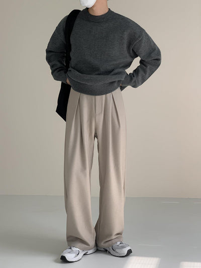 Zhou Solid Color Cozy Sweater-korean-fashion-Sweater-Zhou's Closet-OH Garments