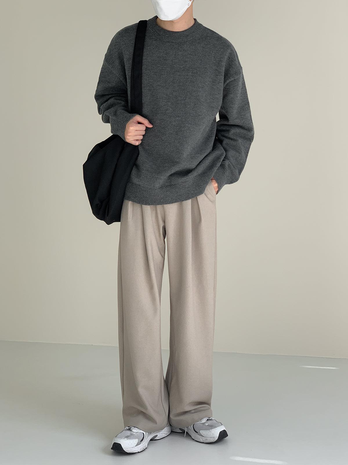 Zhou Solid Color Cozy Sweater-korean-fashion-Sweater-Zhou's Closet-OH Garments