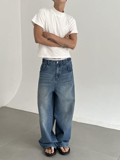 Zhou Solid Color Cropped T-Shirt-korean-fashion-T-Shirt-Zhou's Closet-OH Garments
