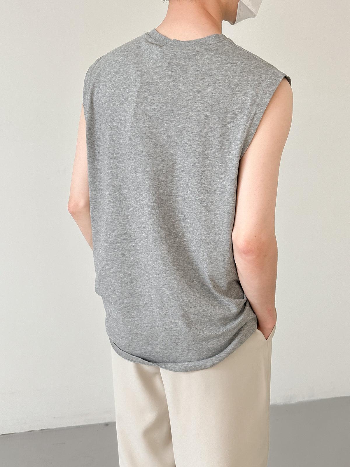 Zhou Solid Relaxed Fit Tank Top