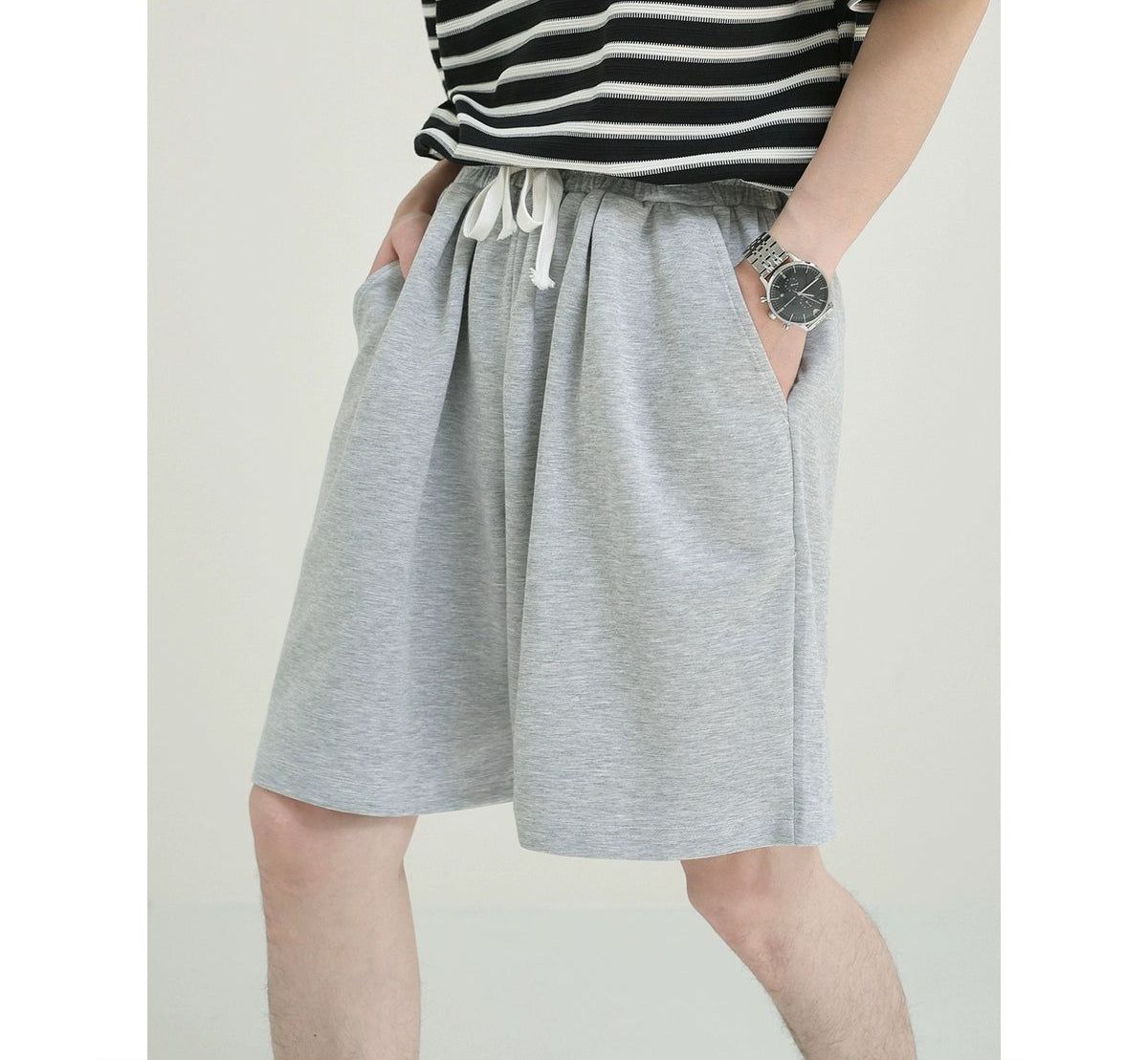 Zhou Straight Cut Comfty Shorts-korean-fashion-Shorts-Zhou's Closet-OH Garments