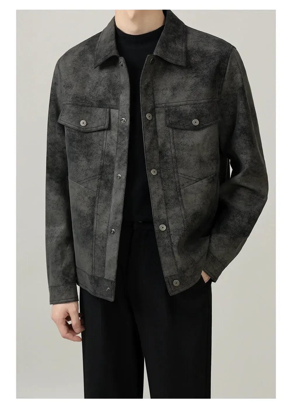 Zhou Structured Buttoned Jacket-korean-fashion-Jacket-Zhou's Closet-OH Garments