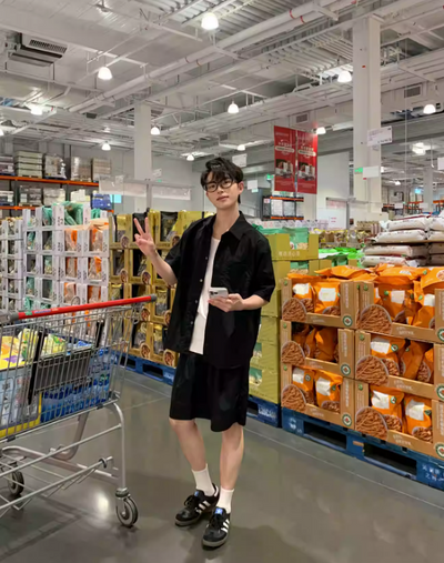 Zhou Versatile Buttoned S/S Shirt-korean-fashion-Shirt-Zhou's Closet-OH Garments