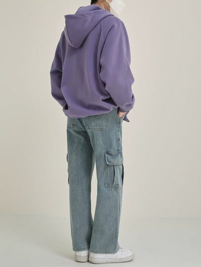 Zhou Versatile Cargo Style Jeans-korean-fashion-Jeans-Zhou's Closet-OH Garments