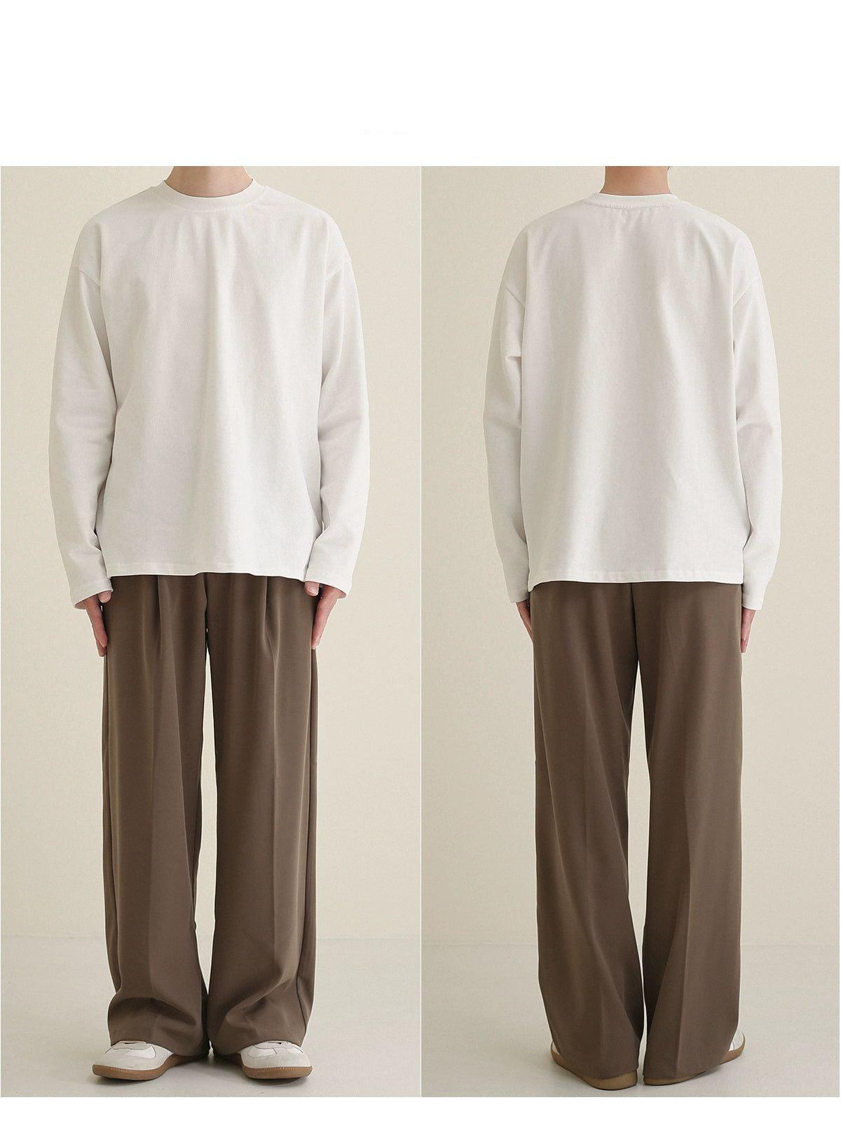 Zhou Versatile Long Sleeve T-Shirt-korean-fashion-T-Shirt-Zhou's Closet-OH Garments