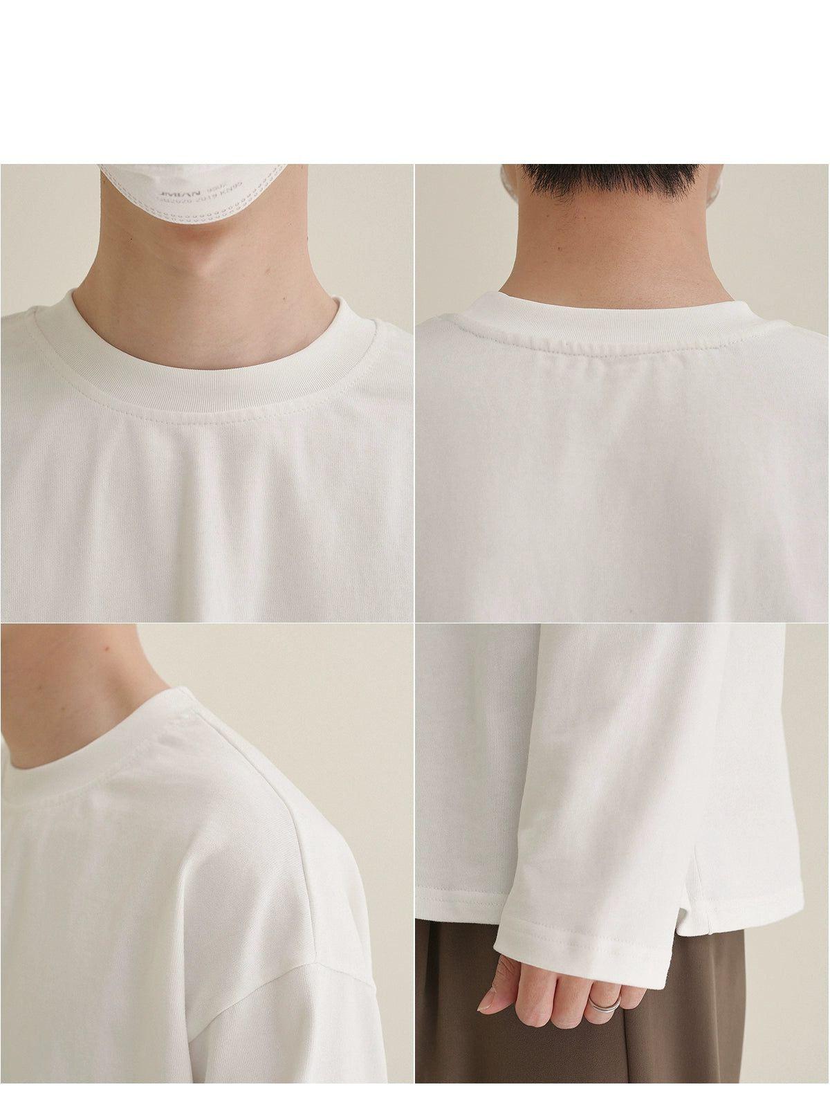 Zhou Versatile Long Sleeve T-Shirt-korean-fashion-T-Shirt-Zhou's Closet-OH Garments