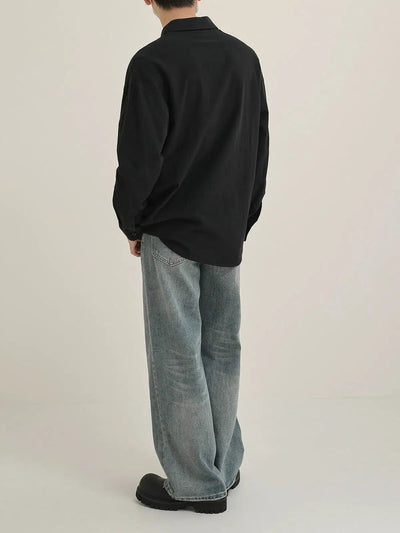 Zhou Versatile Relaxed Fit Shirt-korean-fashion-Shirt-Zhou's Closet-OH Garments