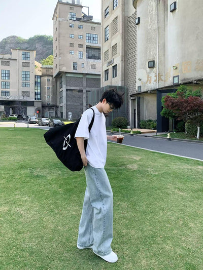 Zhou Washed Bootcut Straight Jeans-korean-fashion-Jeans-Zhou's Closet-OH Garments