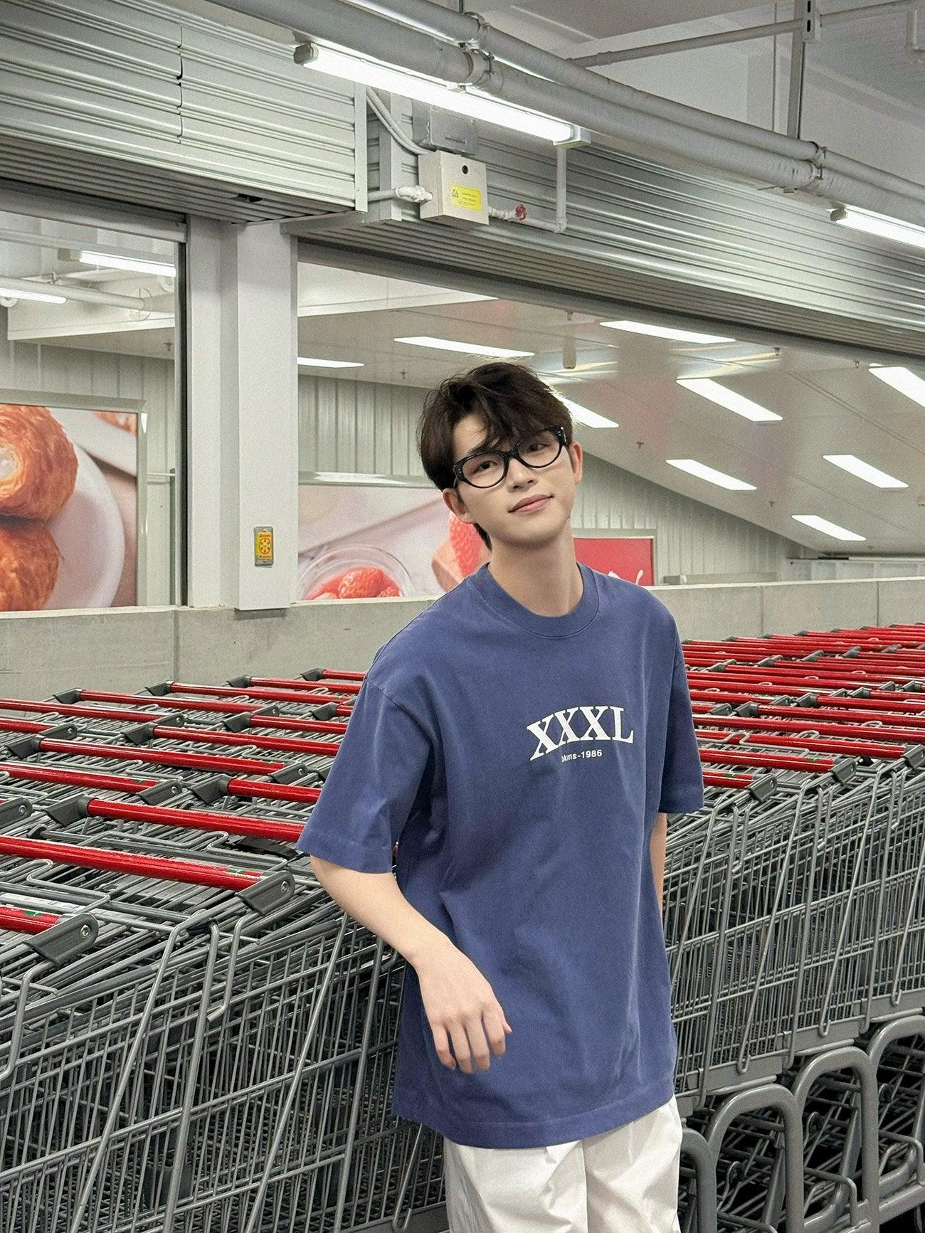 Zhou Washed Loose Printed T-Shirt-korean-fashion-T-Shirt-Zhou's Closet-OH Garments