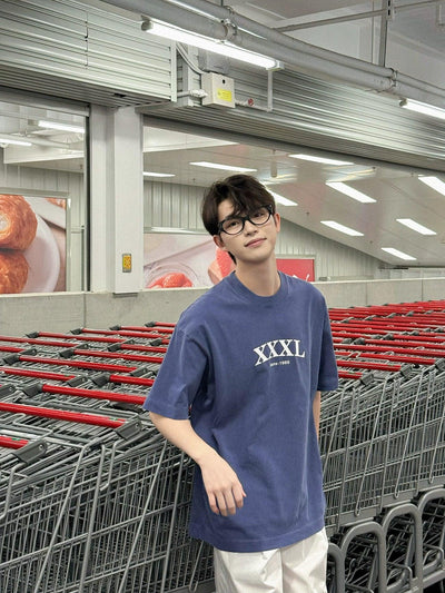 Zhou Washed Loose Printed T-Shirt-korean-fashion-T-Shirt-Zhou's Closet-OH Garments