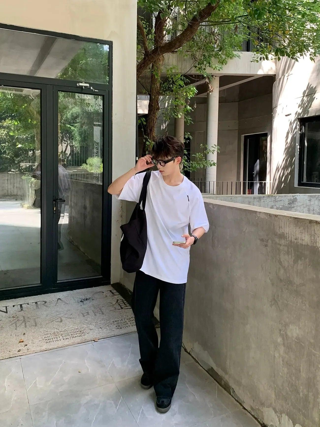 Zhou Washed Straight Jeans-korean-fashion-Jeans-Zhou's Closet-OH Garments