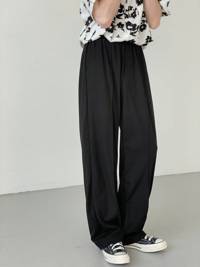 Zhou Wide Cut Pleated Pants-korean-fashion-Pants-Zhou's Closet-OH Garments